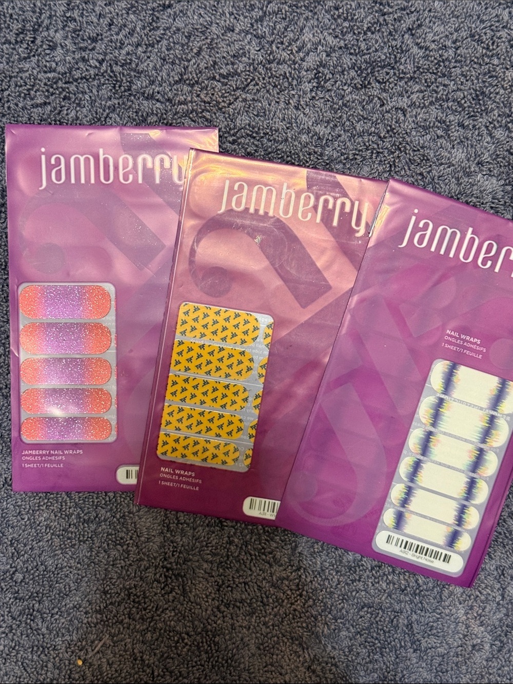 Brand New Jamberry Nail Wraps set of 3